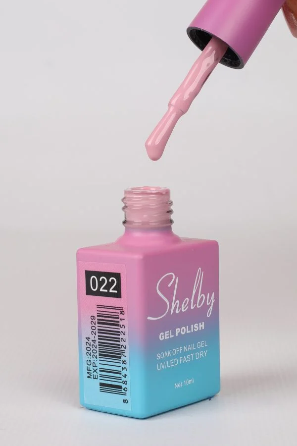 شلبی لاک ژل ساده 022