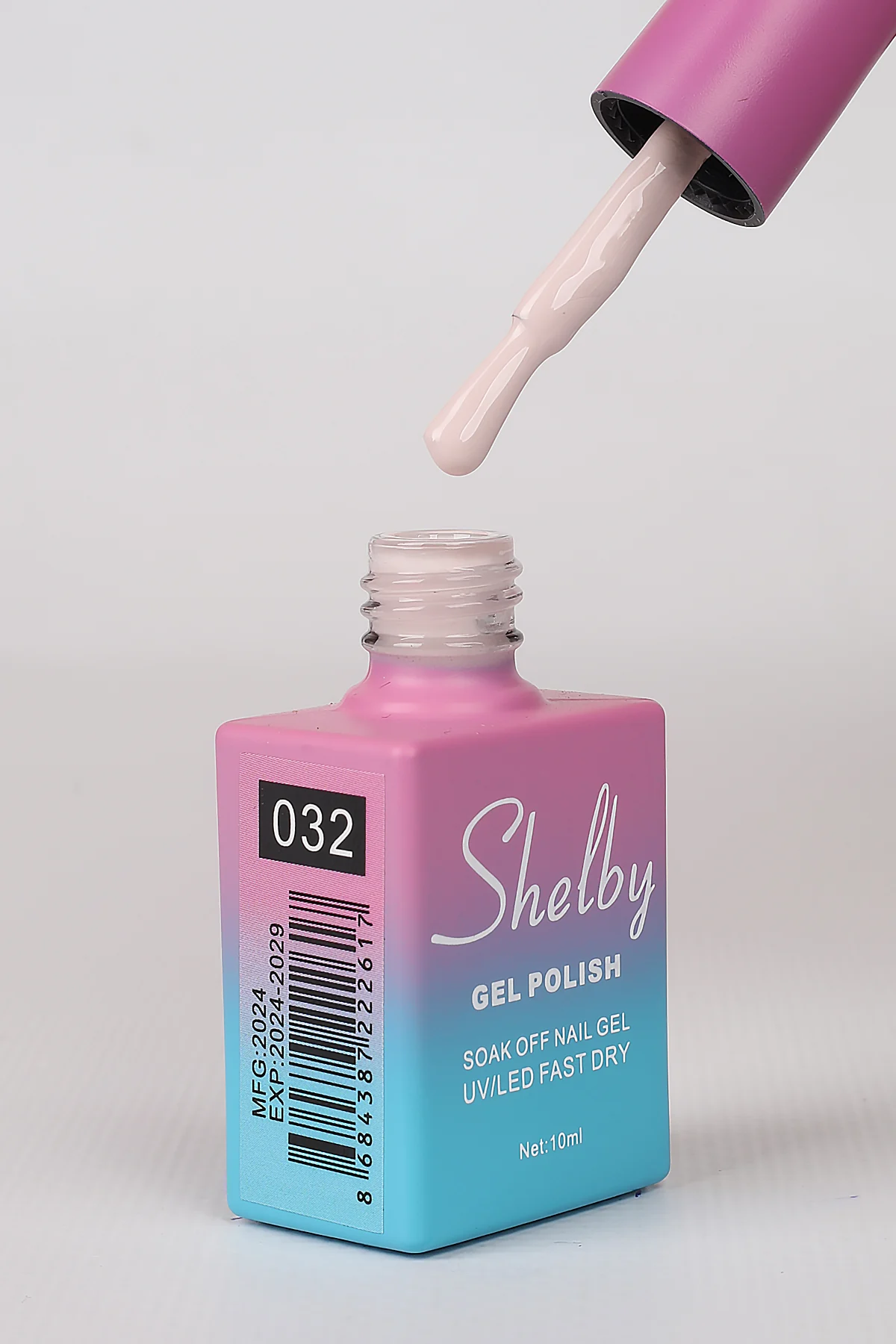 شلبی لاک ژل ساده 032