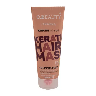 ماسک مو سی بیوتی فاقد سولفات مناسب مو خشک و آسیب دیده