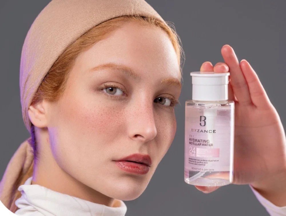 پاک کننده آرایش صورت بیزانس مخصوص پوست های خشک و حساس