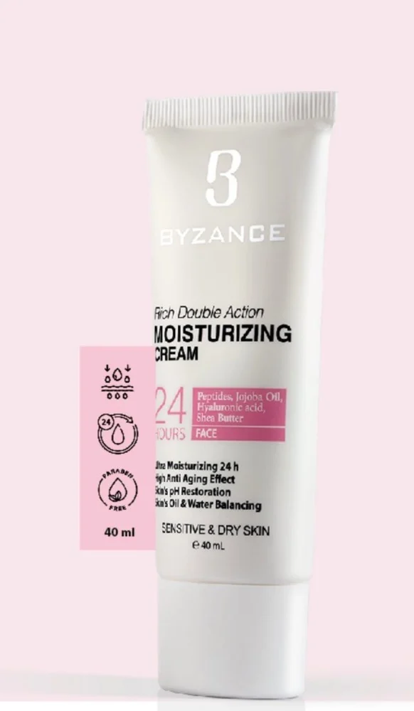 کرم مرطوب کننده  بیزانس قوی آبرسان مناسب پوست خشک وحساس