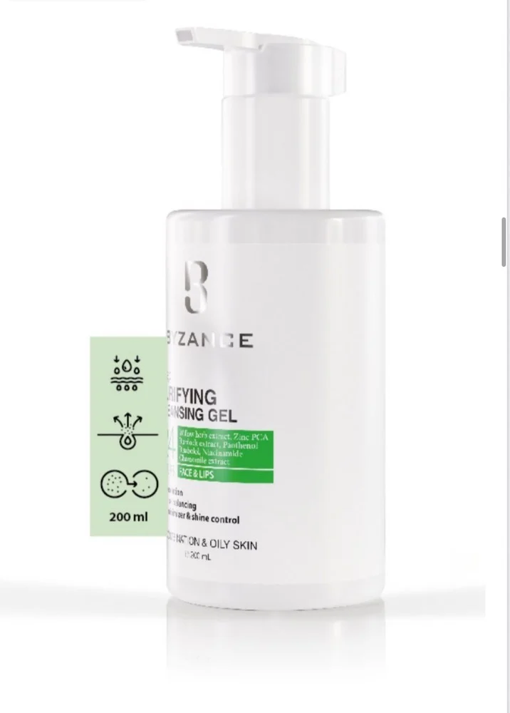 بیزانس ژل شستشوی صورت مناسب پوست چرب، مختلط و مستعد آکنه