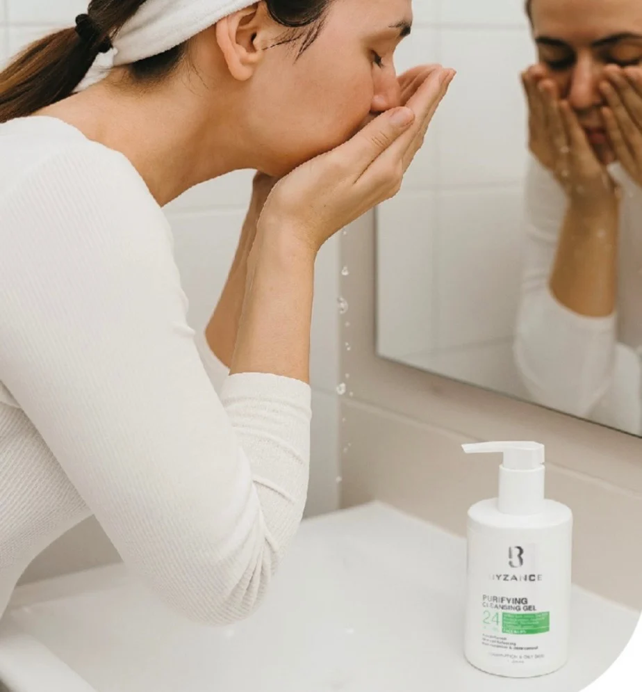 بیزانس ژل شستشوی صورت مناسب پوست چرب، مختلط و مستعد آکنه