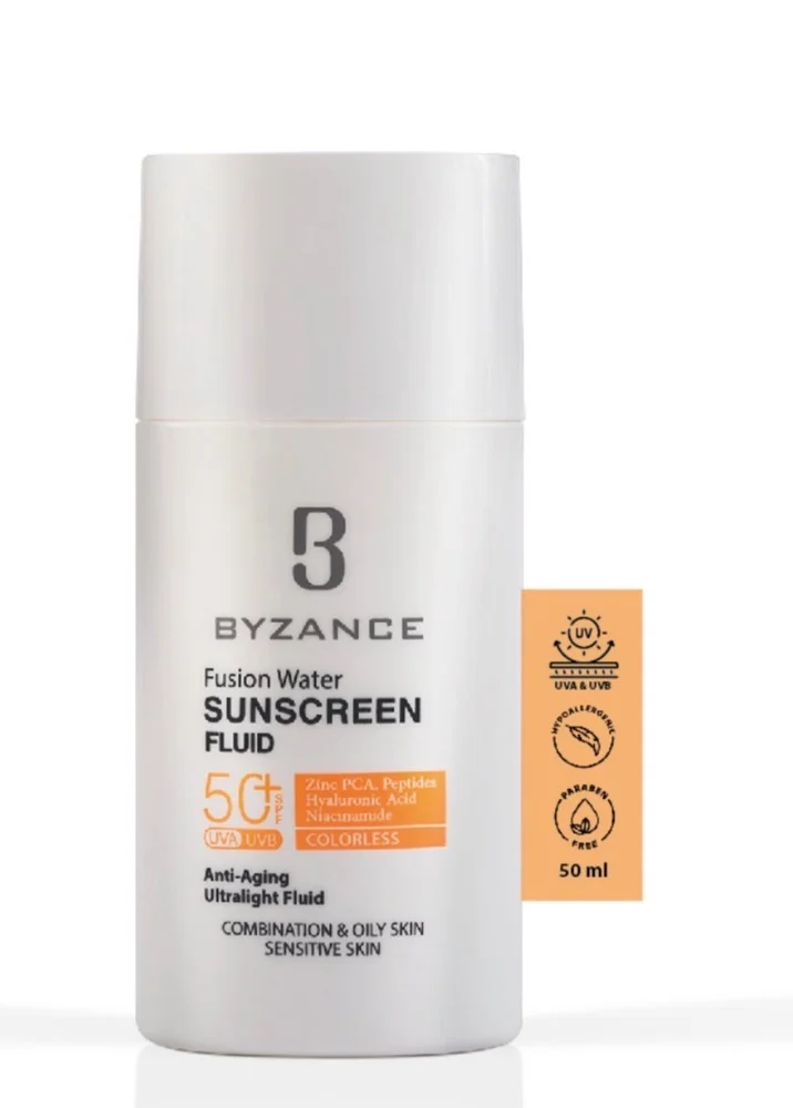 بیزانس فلویید ضدآفتاب فاقد رنگ فیوژن واتر