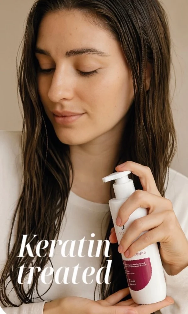 بیزانس ماسک مو مناسب موهای کراتین شده و رنگ شده(بدون نیاز به آبکشی )