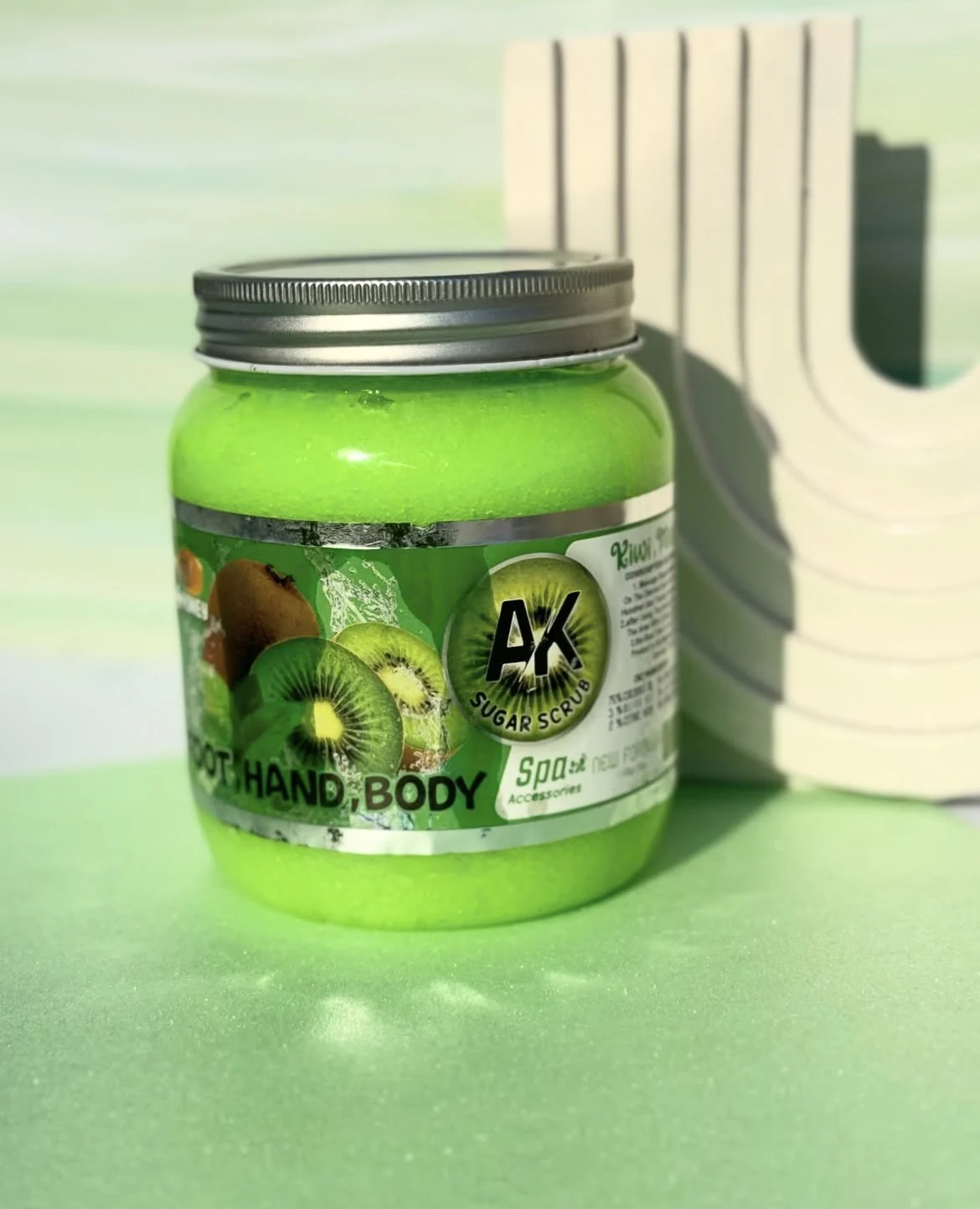 شوگر اسکراب رایحه کیوی نعنا برندAK