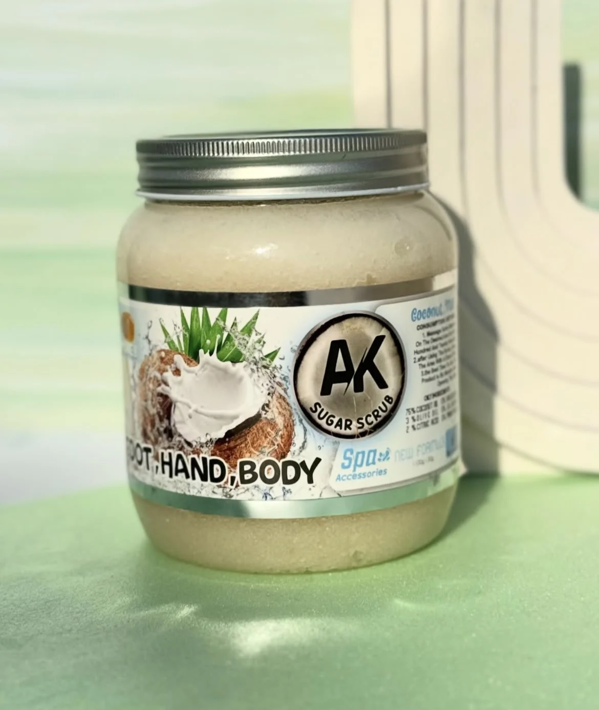 شوگر اسکراب رایحه شیر نارگیل برندAK